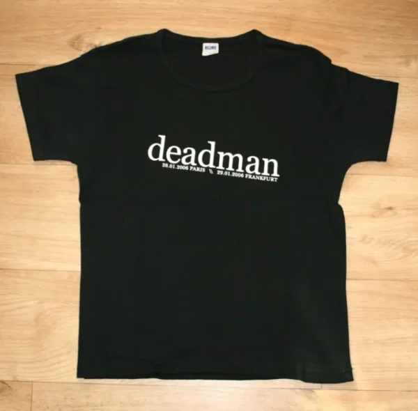 Official T Shirt Deadman Paris Frankfurt Tour 2006 Visual