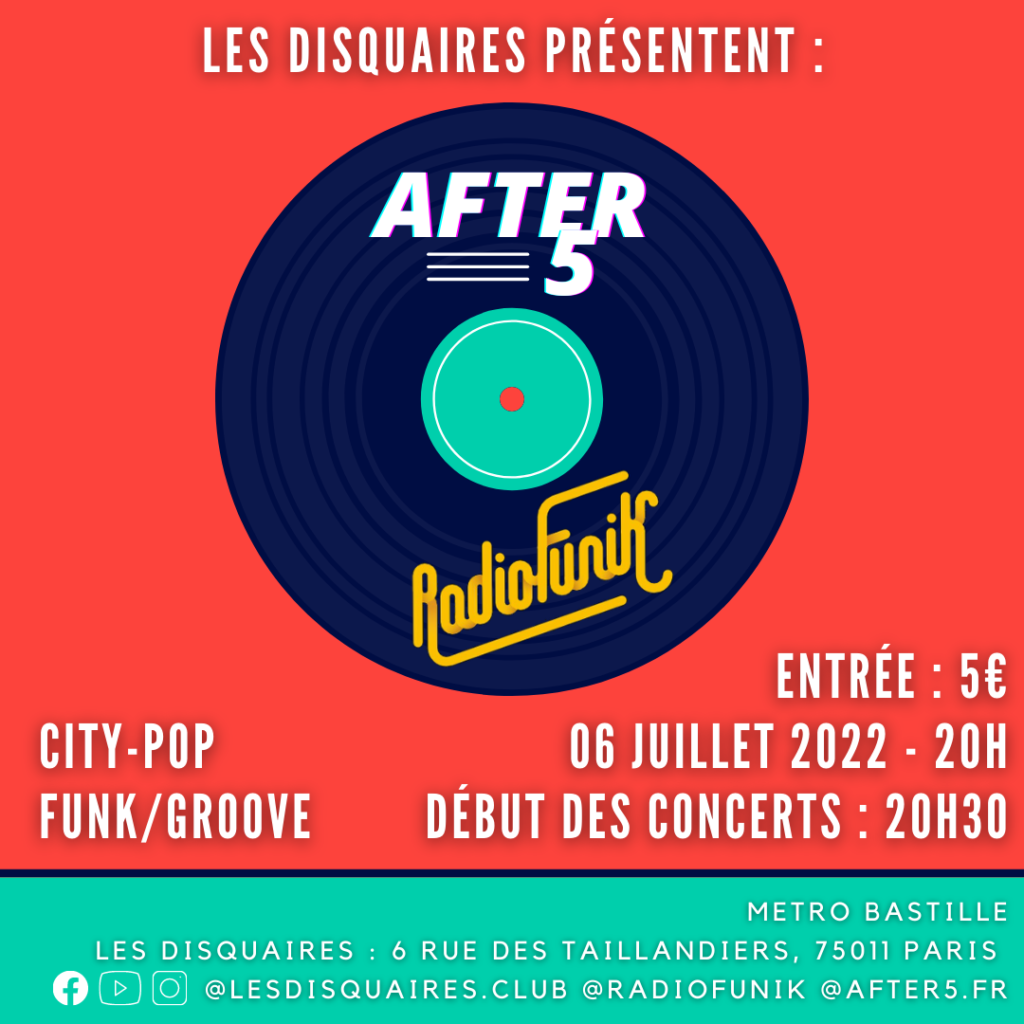 Flyer afater5 les disquaires radiofunik