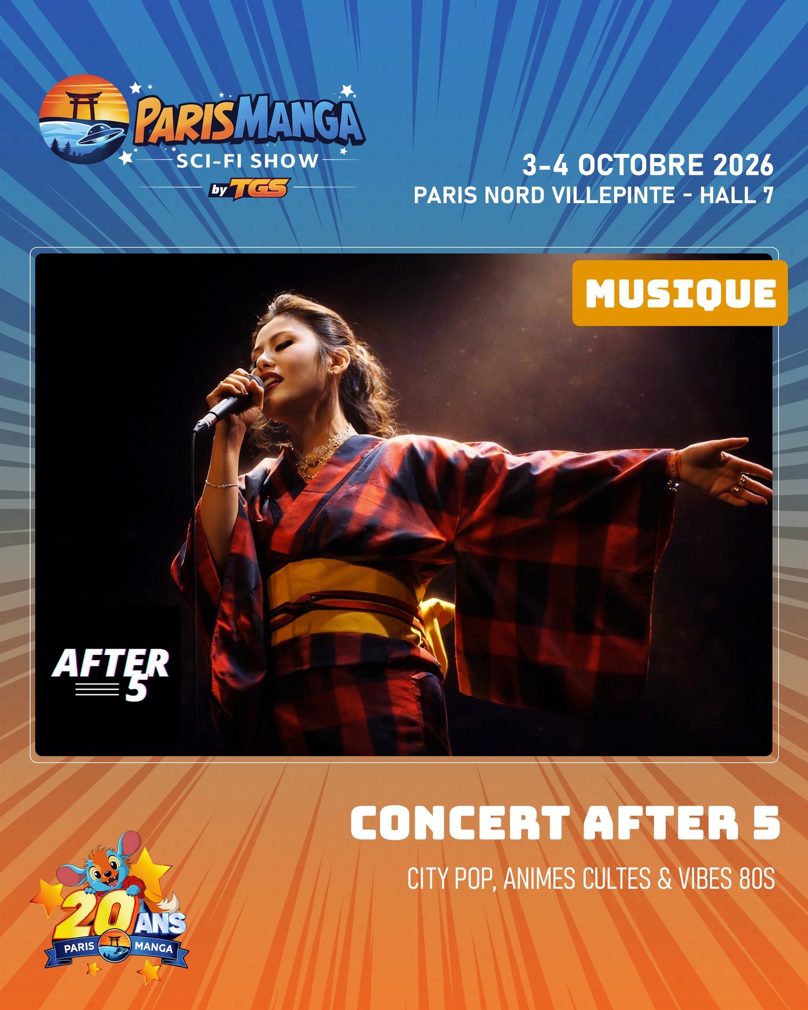 After5 Paris Manga jpop citypop
